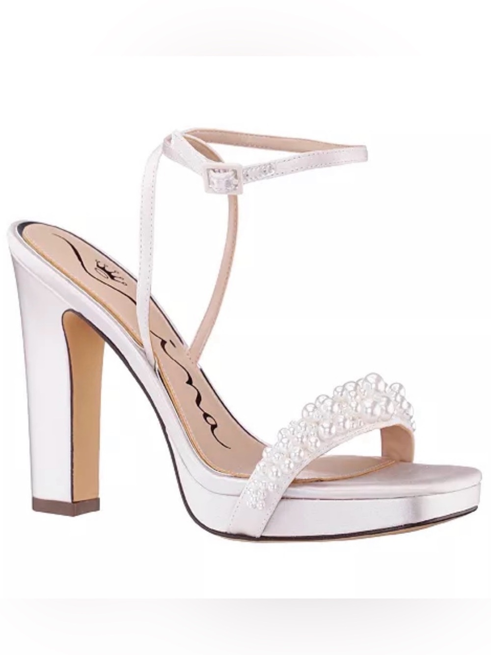 Nina Women's Evette Platform Block Heel Sandals size 8.5